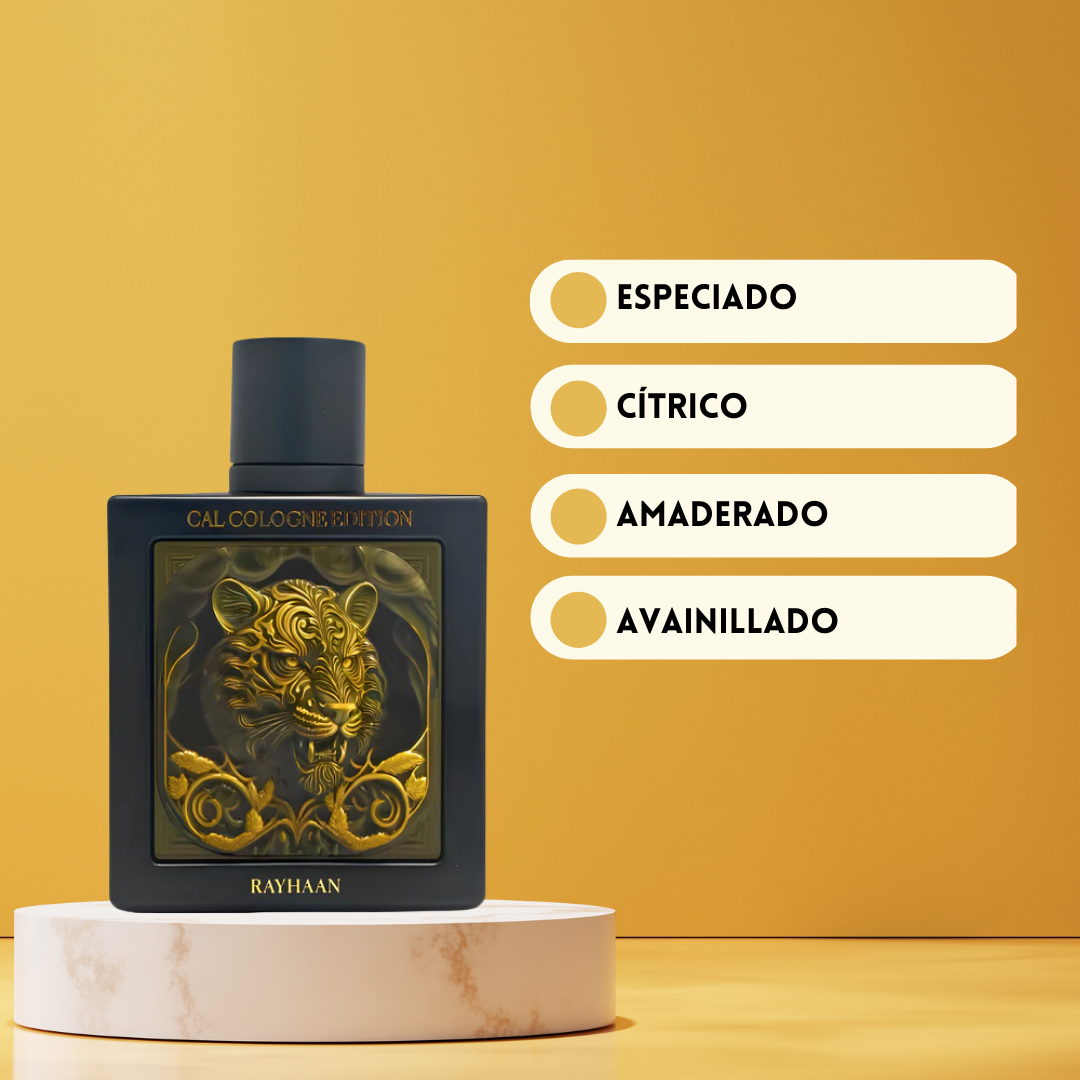 Rayhaan Tiger Cal Cologne Edition | Extrait de Parfum