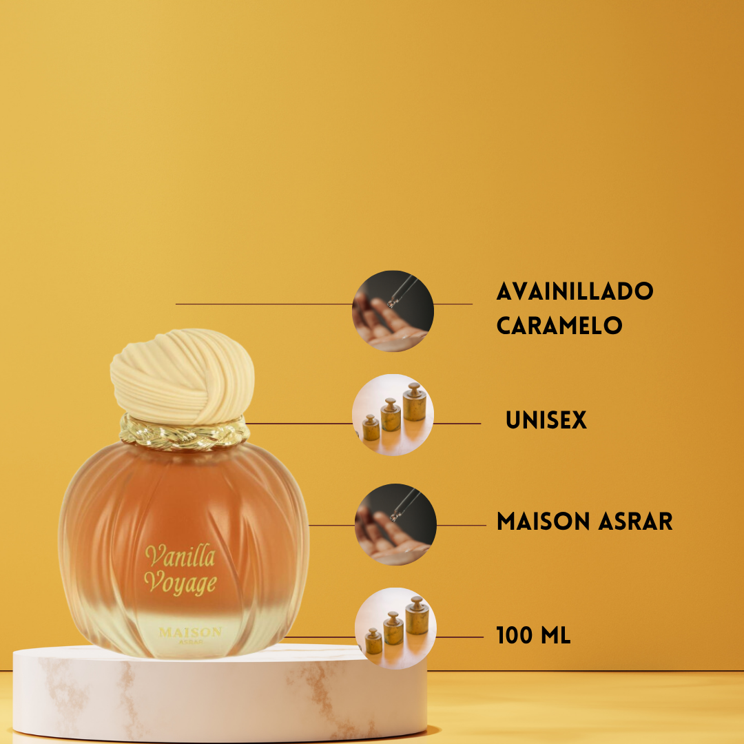 Vanilla Voyage Eau de Parfum 100 ml | Perfume Árabe Unisex Gourmand