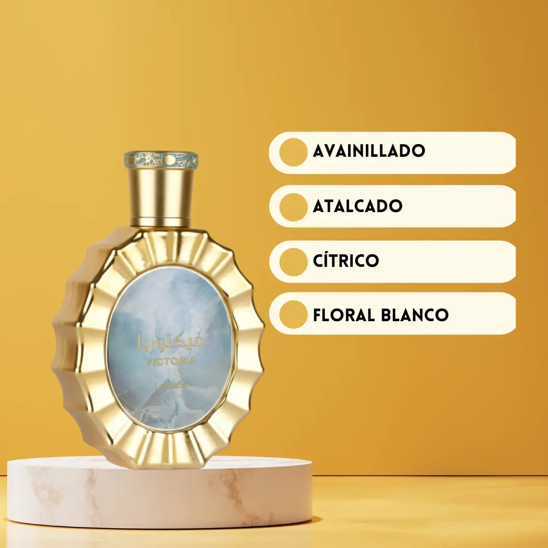 Lattafa Victoria | Perfume Árabe | Cítrico, Oriental y Almizclado – Eau de Parfum