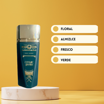 Cosmic Giardino Eau de Parfum 100 ml | Paris Corner | Perfume Masculino Tropical, Amaderado y Marino