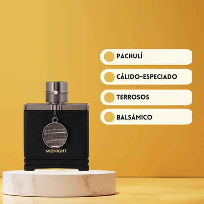 Dubai Nights Midnight de Armaf | Perfume Árabe para Hombre | Aromático Fougère - Eau de Parfum