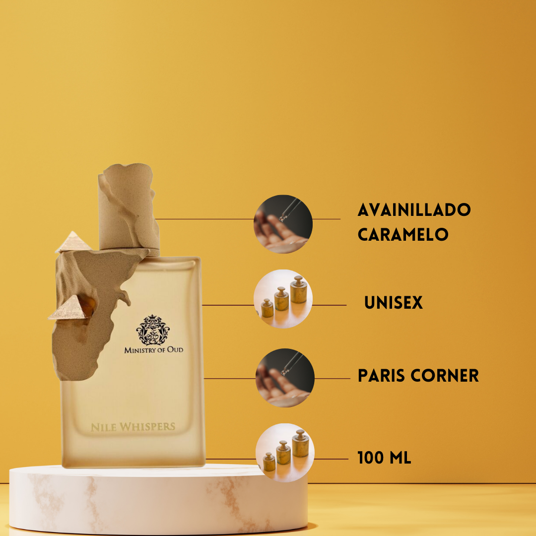 🌫️ Ministry Of Oud Nile Whispers Eau De Parfum 100 ml | Perfume Unisex Amaderado Oriental Intenso