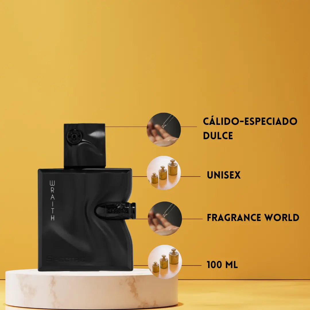 Spectre Wraith | Perfume Árabe | Especiado, Amaderado y Dulce – Eau de Parfum
