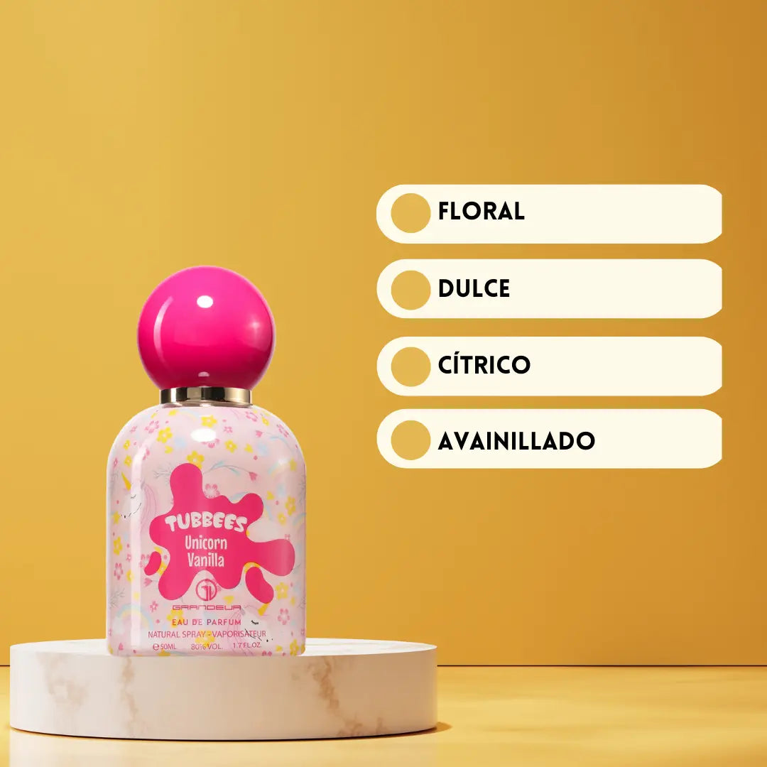 Tubbees Unicornio Vainilla | Perfume Árabe Unisex | Dulce, Frutal y Cremoso – Eau de Parfum
