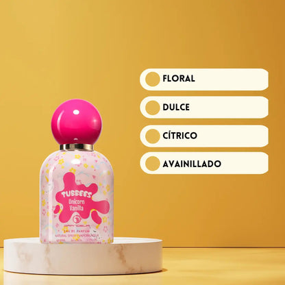 Tubbees Unicornio Vainilla | Perfume Árabe Unisex | Dulce, Frutal y Cremoso – Eau de Parfum