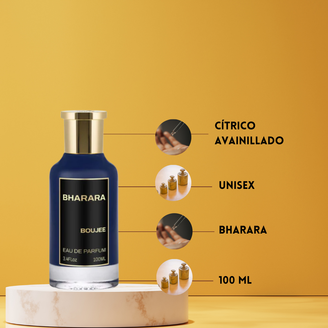Bharara Boujee Eau de Parfum – Fragancia Unisex de Lujo con Notas Frutales, Especiadas y Amaderadas
