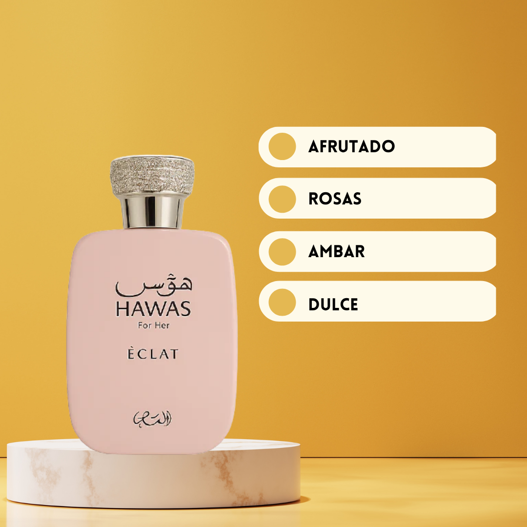 Hawas Éclat - 100 ml - Eau de Parfum | floral | dulce