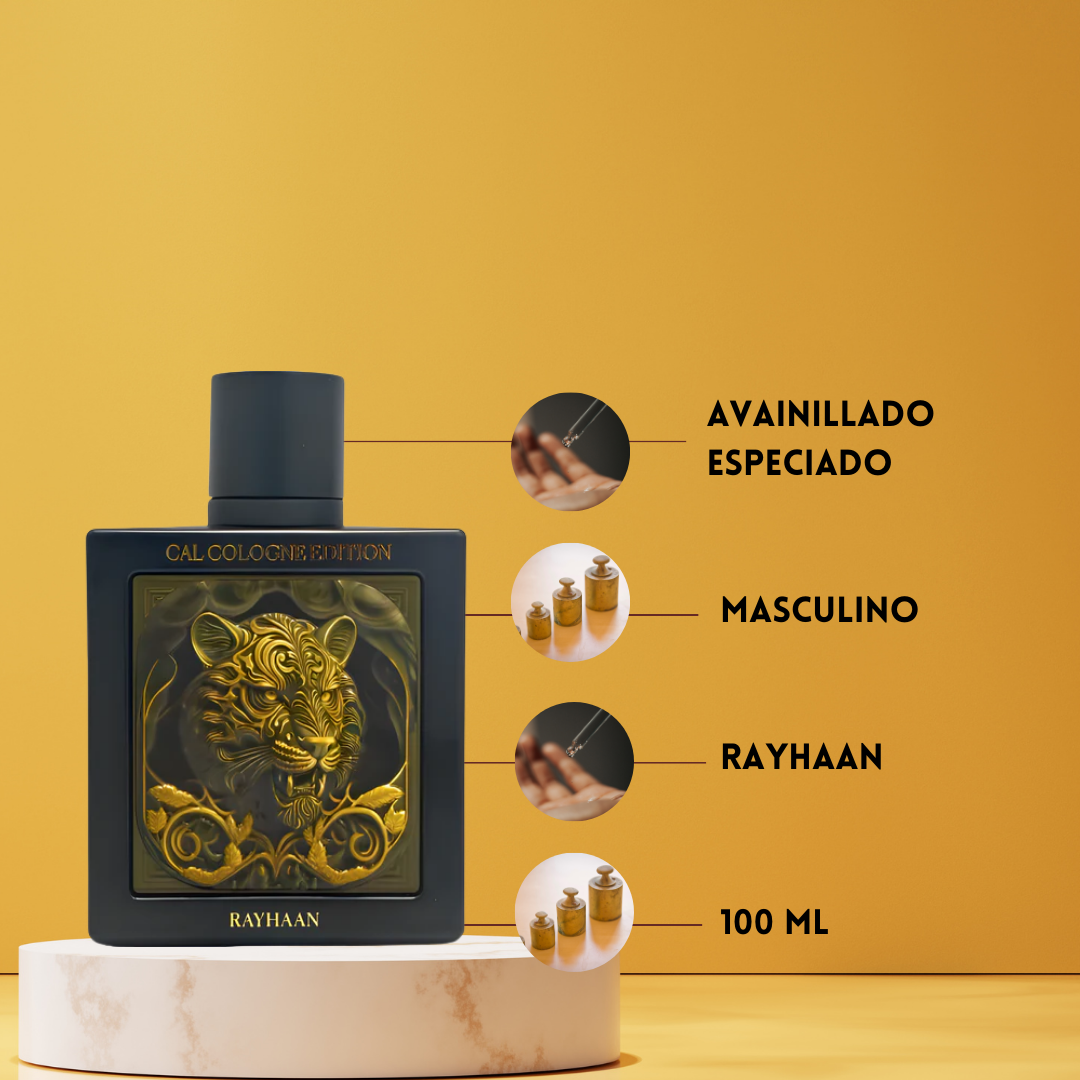 Rayhaan Tiger Cal Cologne Edition | Extrait de Parfum
